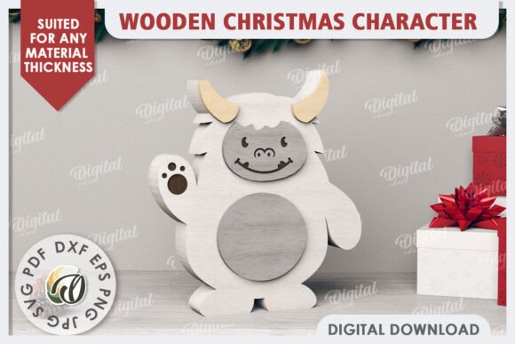 3D Christmas Cute Monster Laser Cut: A Practical Resource for Digital Creators