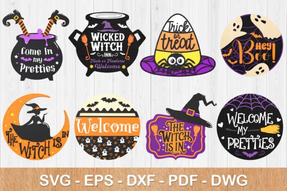 3D Halloween Signs Bundle Laser Cut File