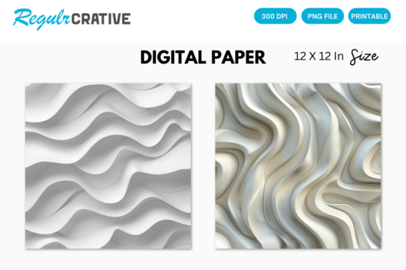 3D Seamless Digital Paper Background