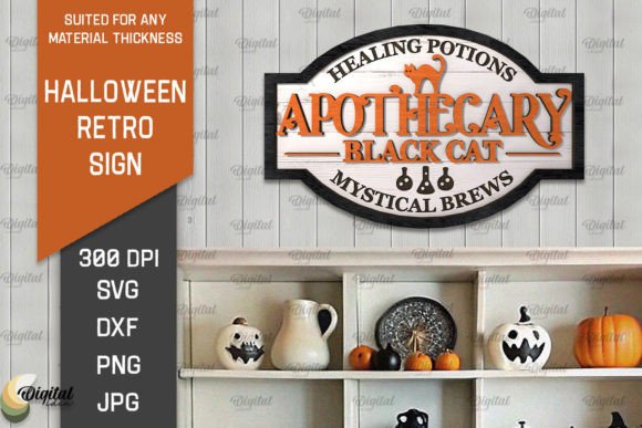 Mastering the Art of 3D Halloween Retro Sign Laser Cut: A Digital Design Resource Guide