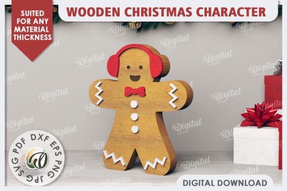 Unlocking the Magic of the 3D Christmas Gingerbread Man Laser Cut Digital Collection